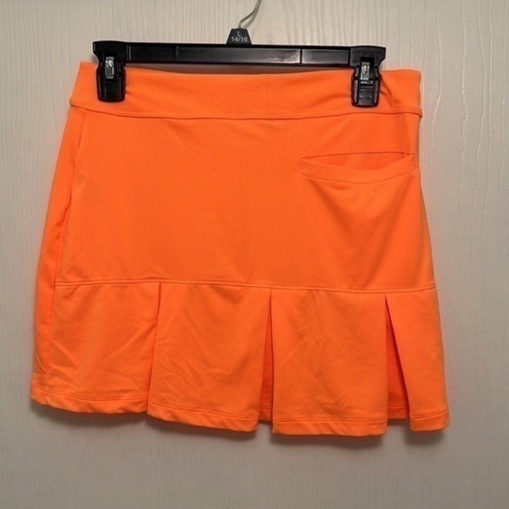 Nike Golf Tennis Neon Orange Skirt Sz S
